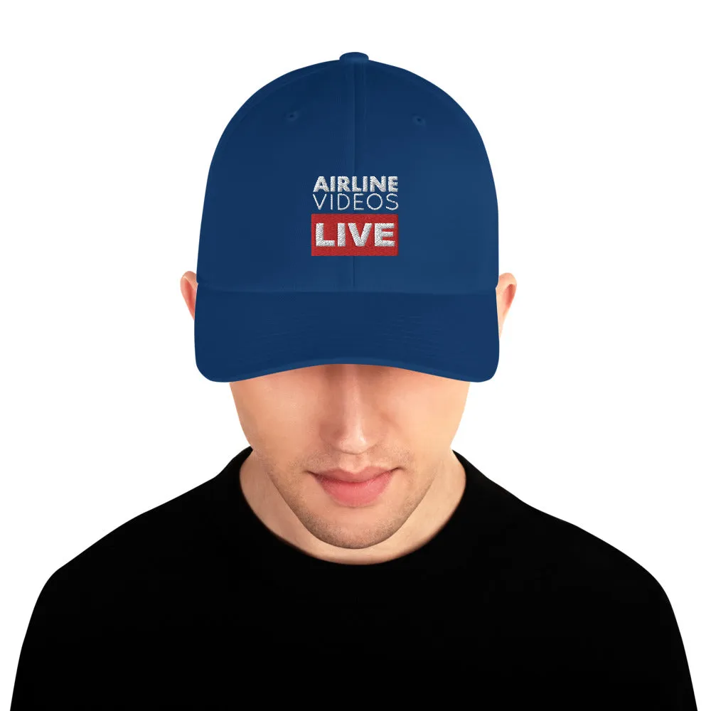 Airline Videos Live Structured Twill Cap