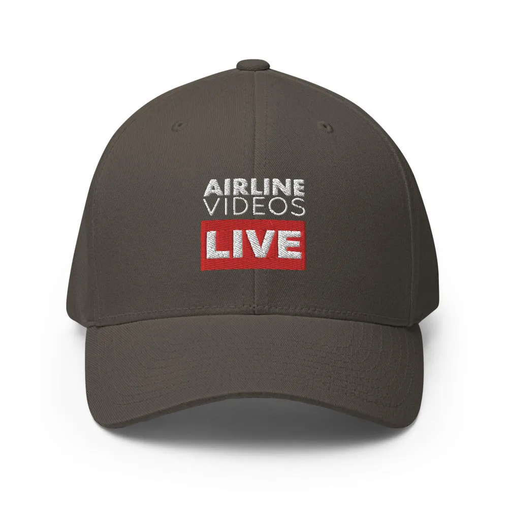 Airline Videos Live Structured Twill Cap