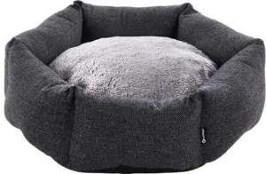 BASKET ELVIRA HAXAGONAL GREY