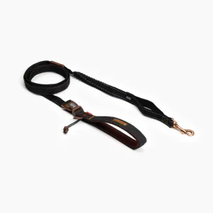 EzyDog Black Denim Road Runner Leash