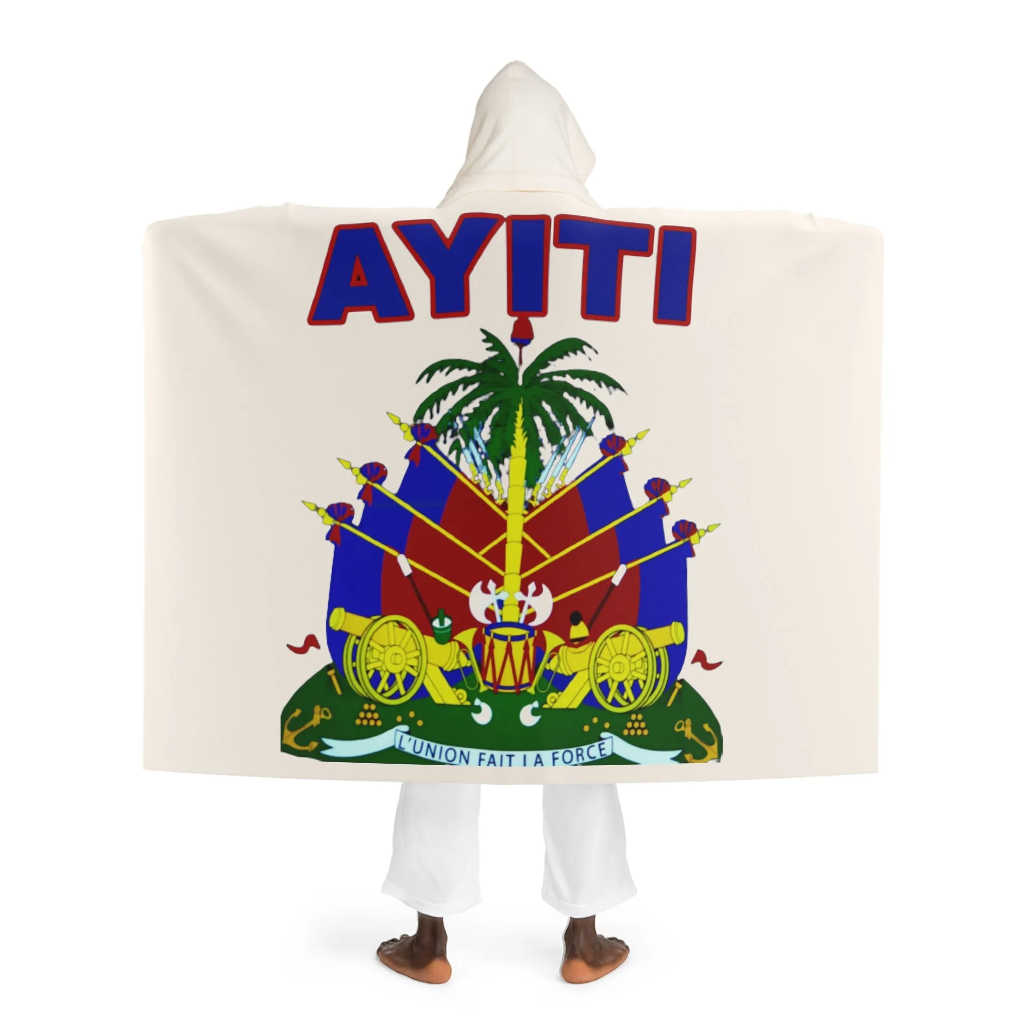 Hooded Sherpa Fleece Blanket