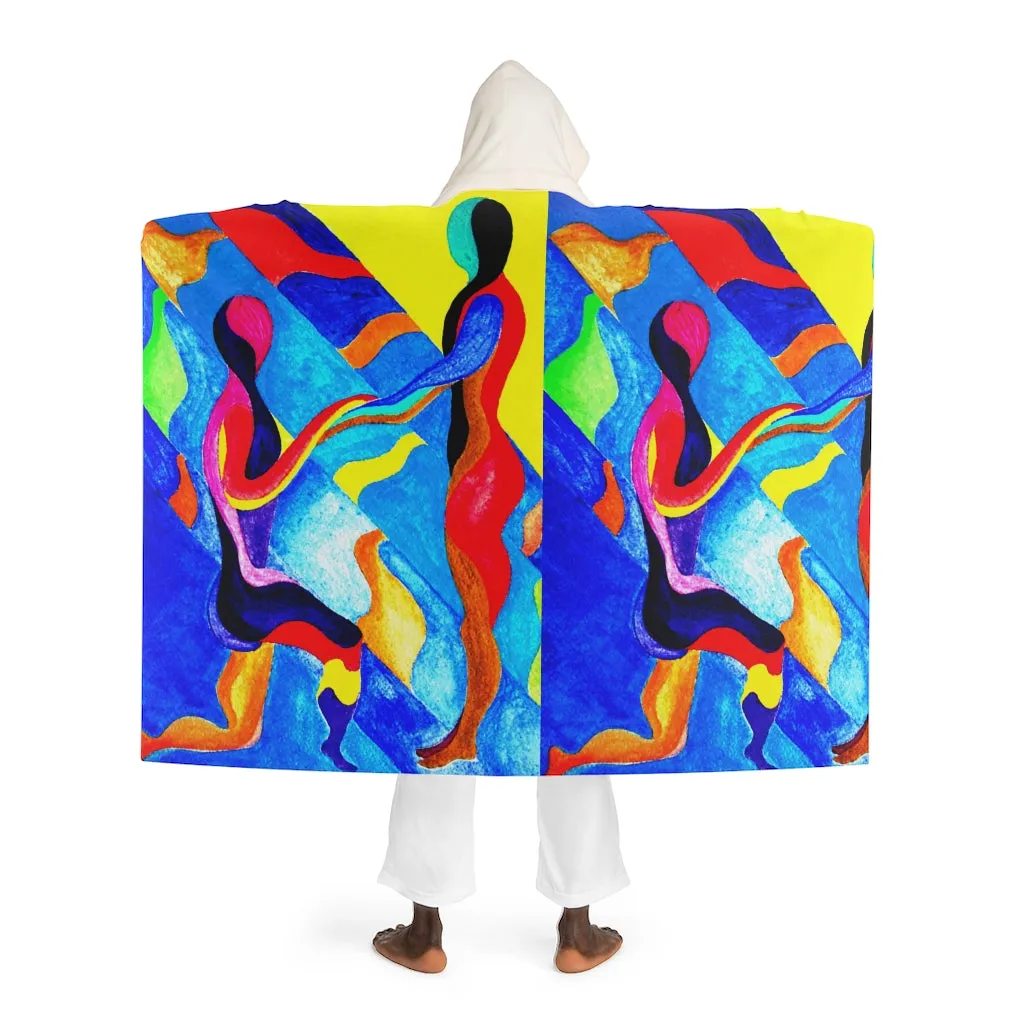 Hooded Sherpa Fleece Blanket