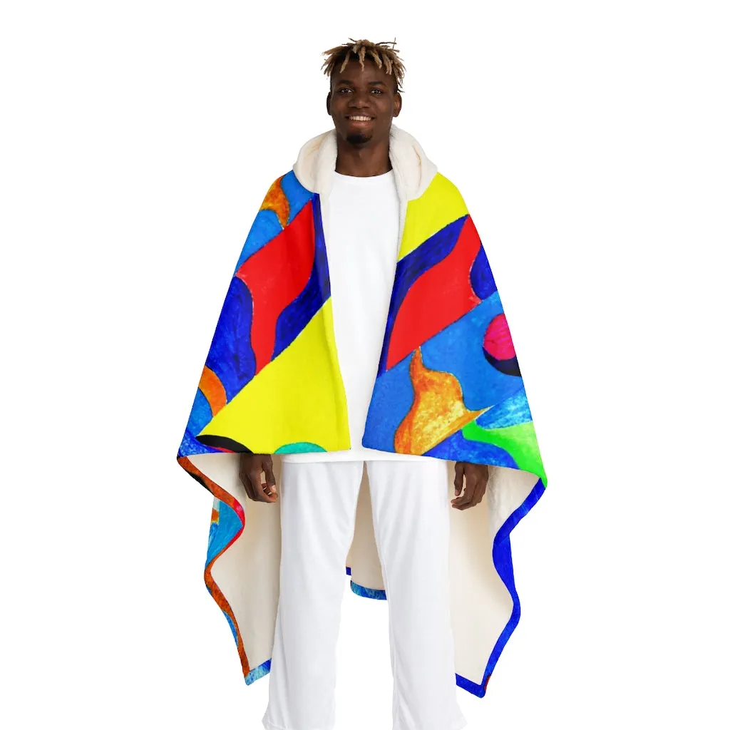 Hooded Sherpa Fleece Blanket