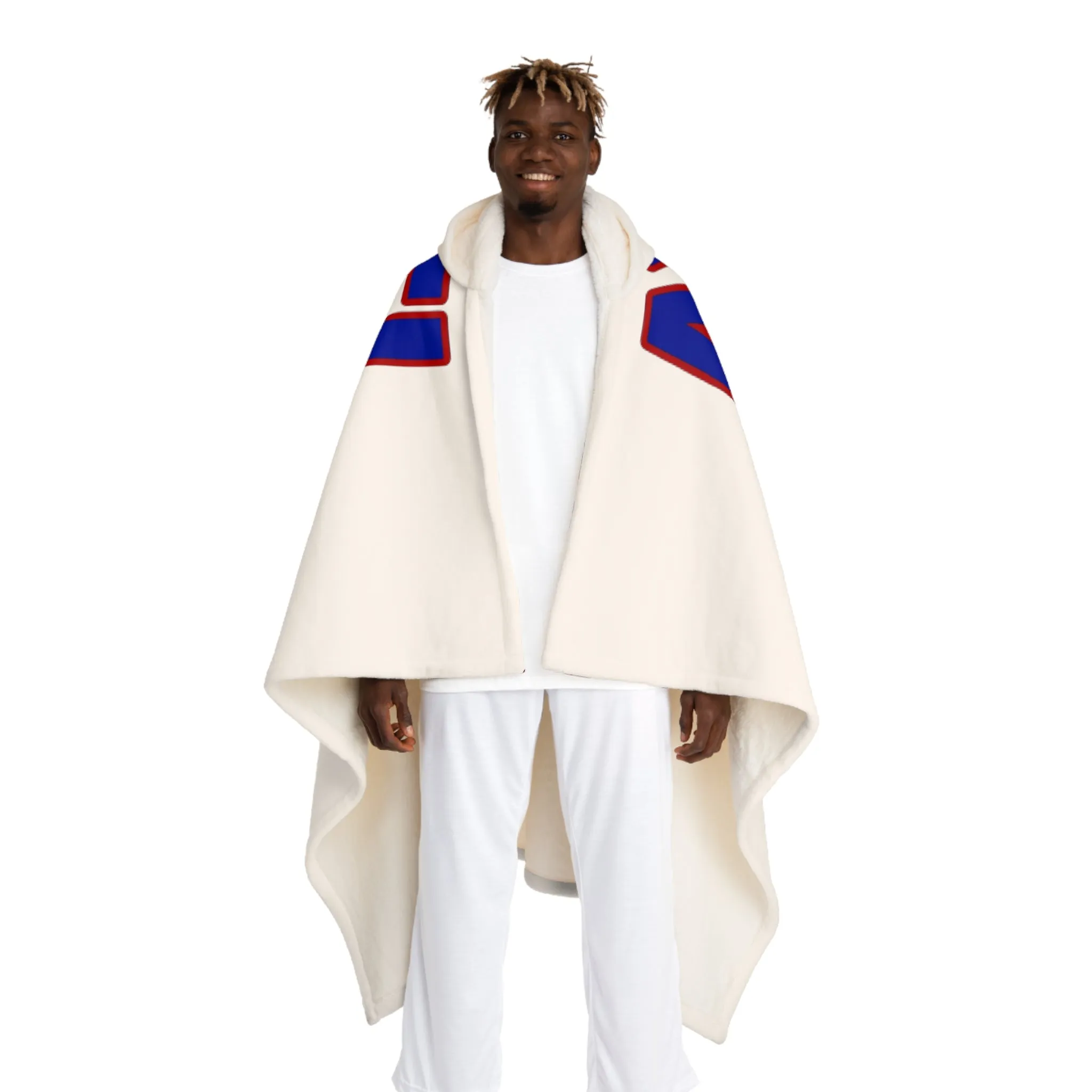 Hooded Sherpa Fleece Blanket