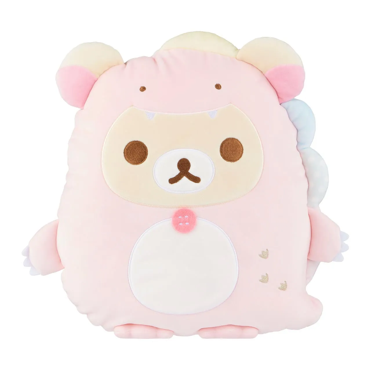 Korilakkuma Pink Dino Mochi Cushion