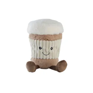 Nandog Pet Gear Puppuccino Coffee Soft Plush Squeaky Stuffed Toy