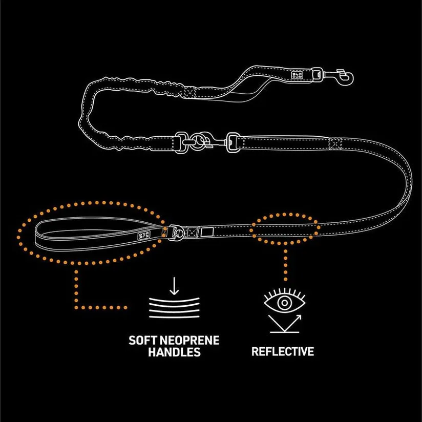 Ultimate Fit 2In1 Leash Safety - Silver Reflective