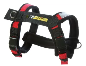 Urban Trail Adjustable Padded Dog Harness - Red